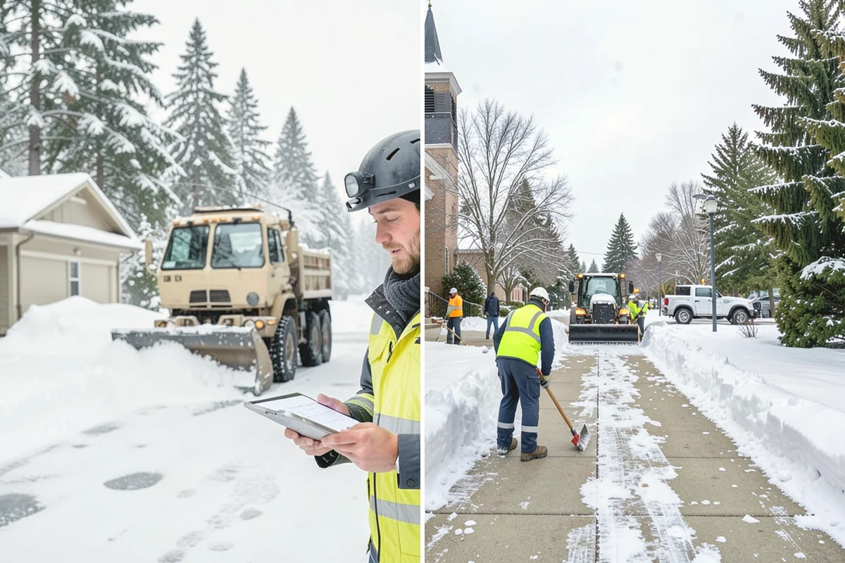 Snow Event Inspections in Mountlake Terrace, Snohomish County, WA - Define the routes and points to inspect