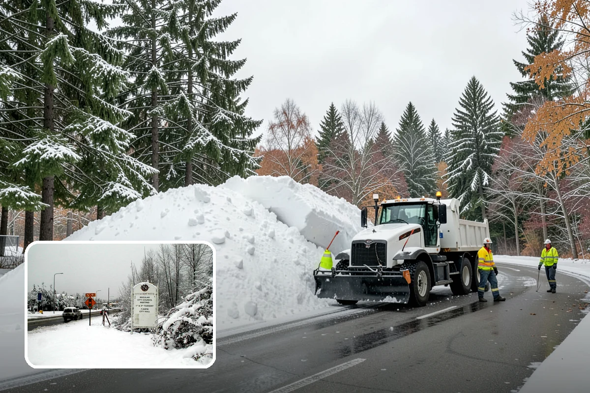 Snow Event Inspections in Newcastle, King County, WA - Confirms clearing met the required standard
