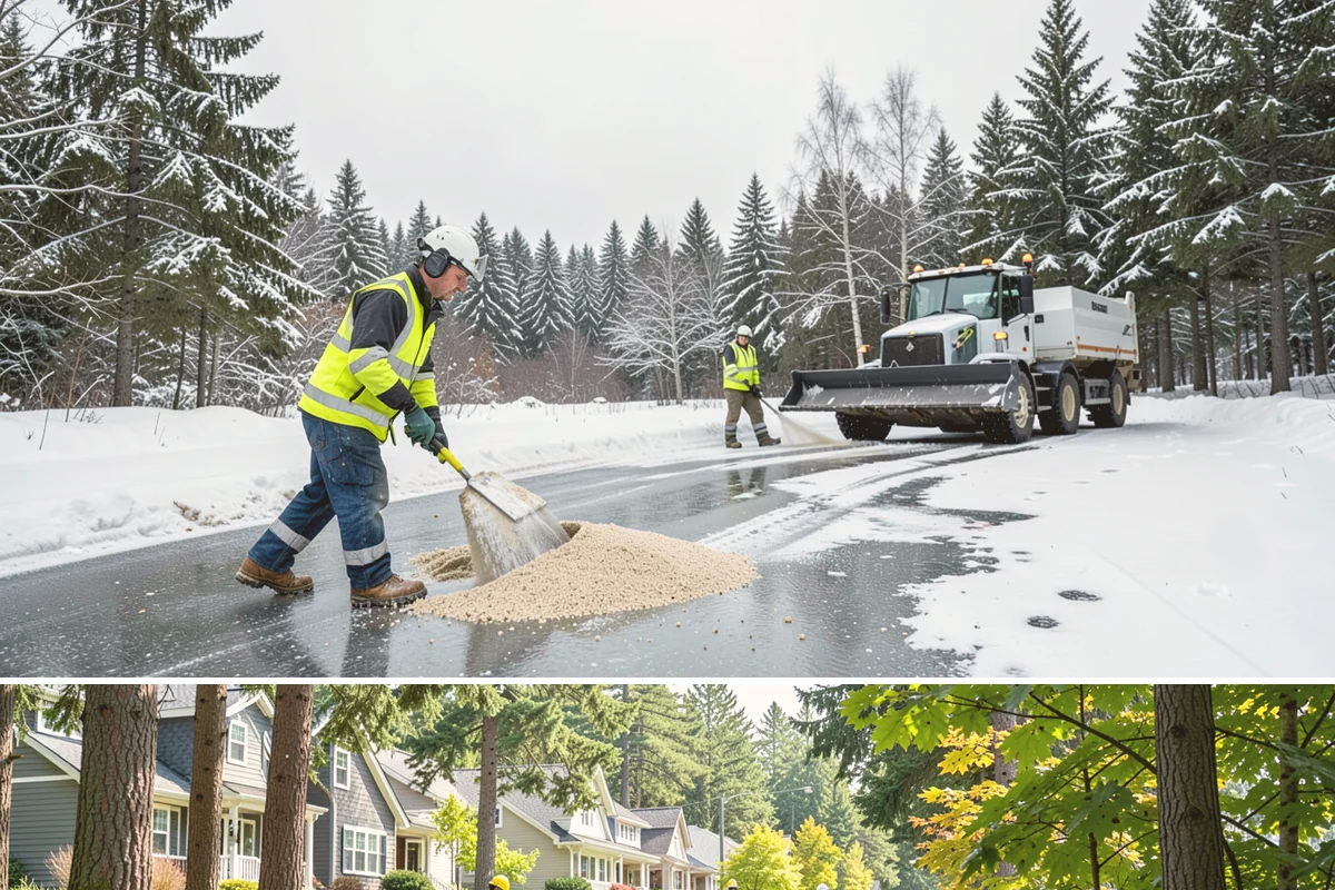 Snow Event Inspections in Normandy Park, King County, WA - Performed during and after each snow event throughout the winter season.