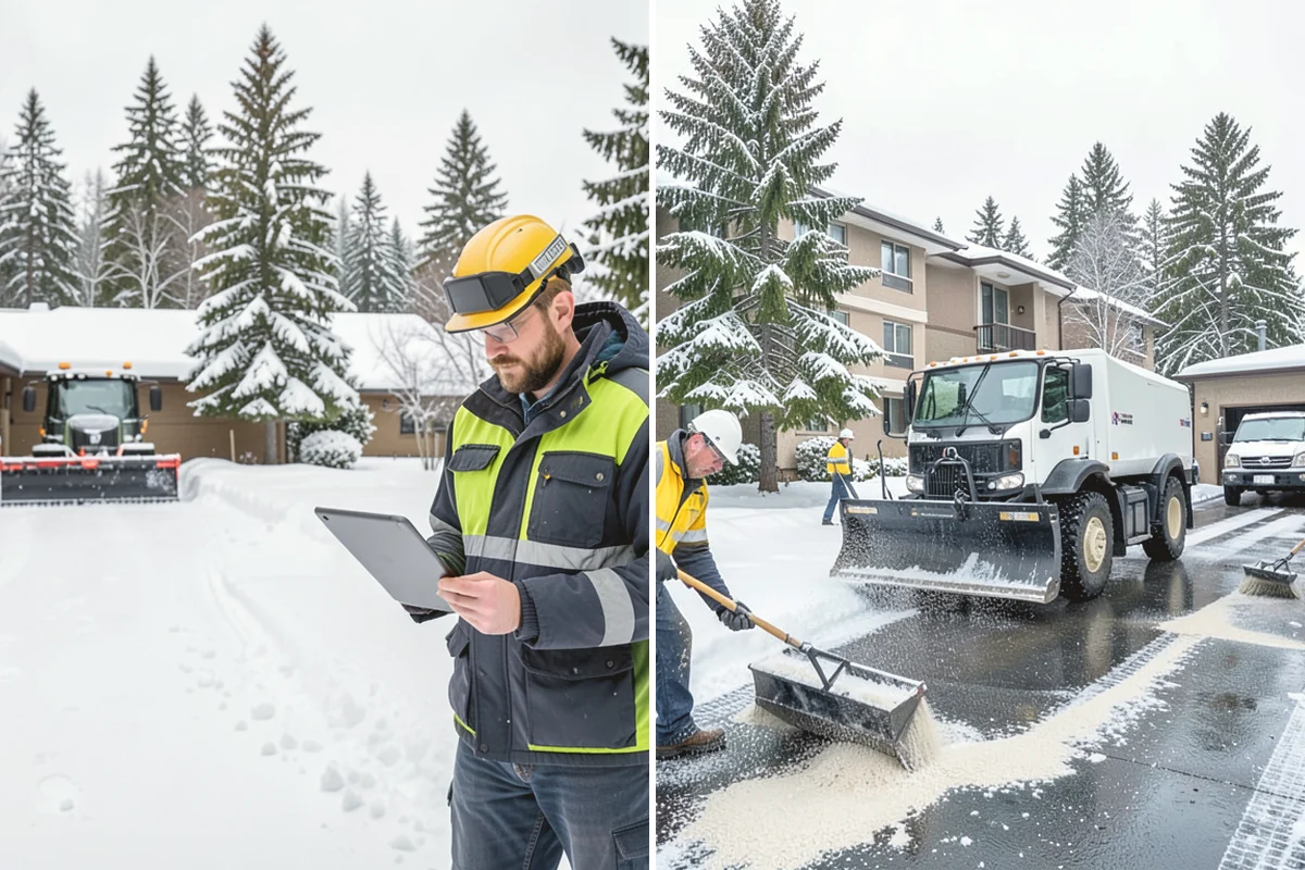 Snow Event Inspections in North Bend, King County, WA - Define the routes and points to inspect