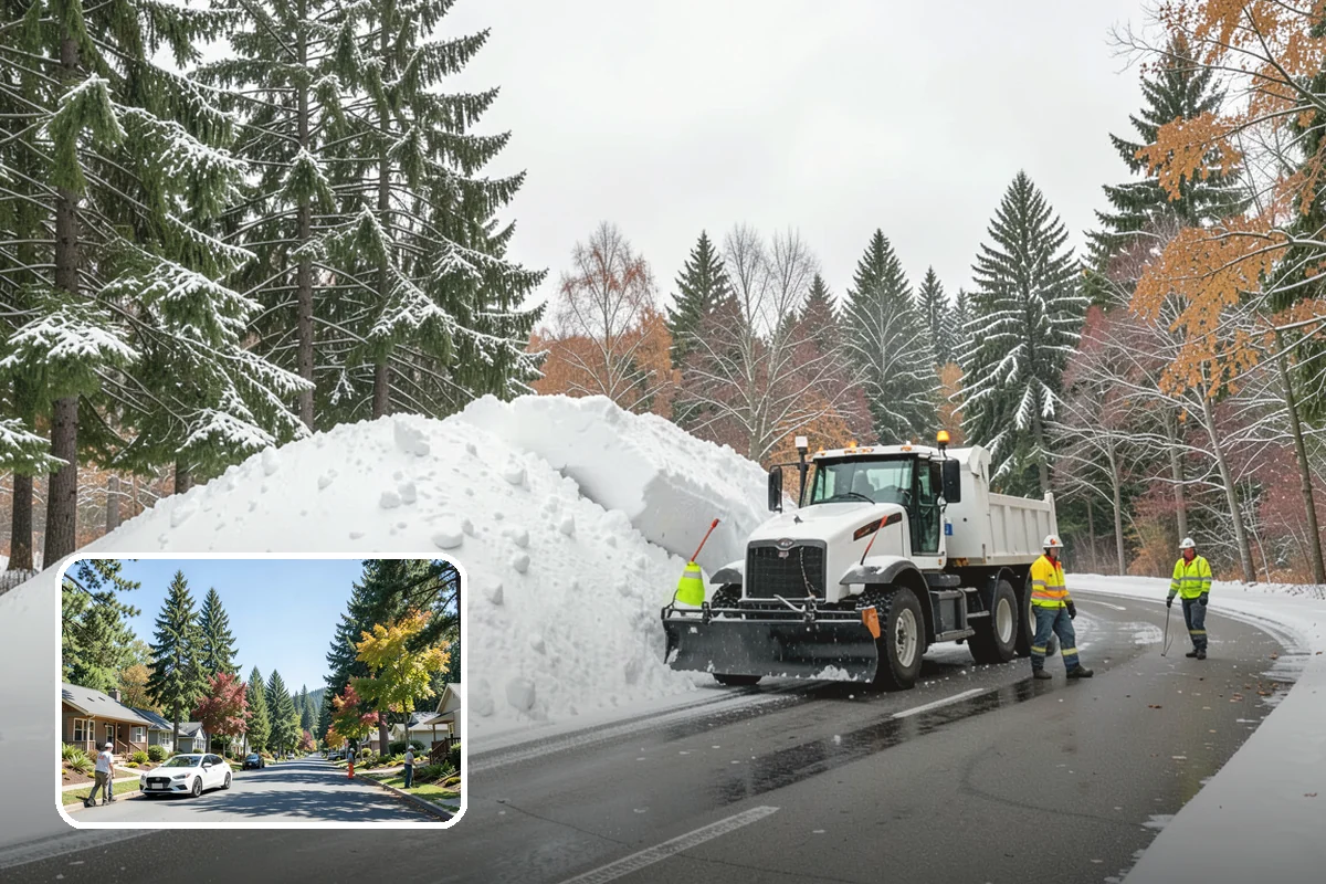 Snow Event Inspections in Orting, Pierce County, WA - Confirms clearing met the required standard