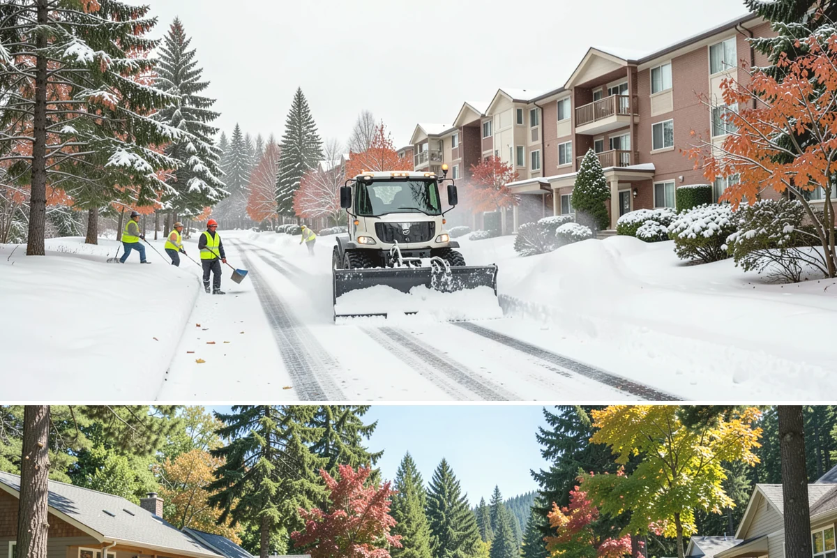 Snow Event Inspections in Orting, Pierce County, WA - Performed during and after each snow event throughout the winter season.