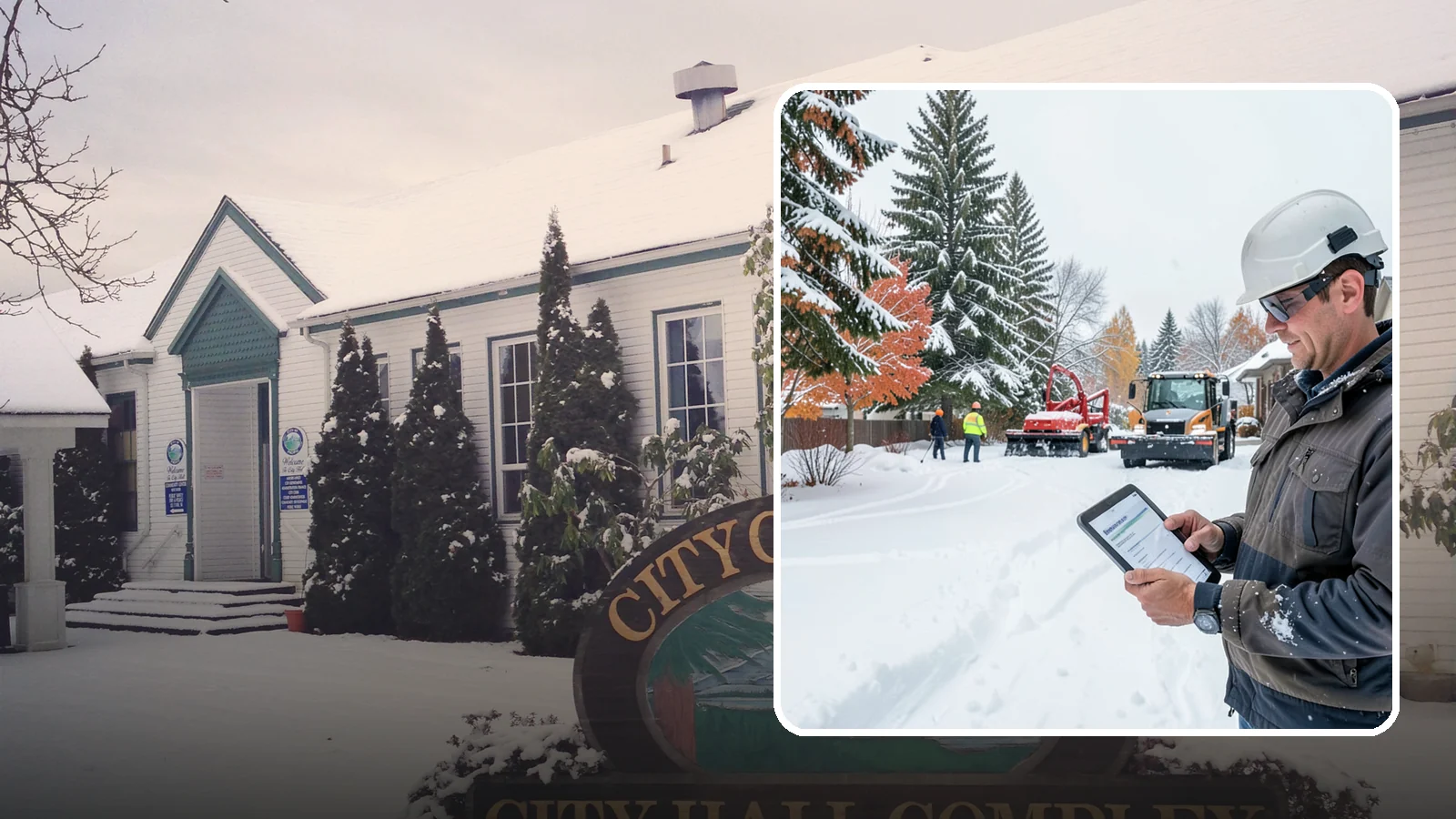 Snow Event Inspections in Pacific, King County, WA - We inspect your Western Washington property during and after each snow event to confirm surfaces are cleared and safe.