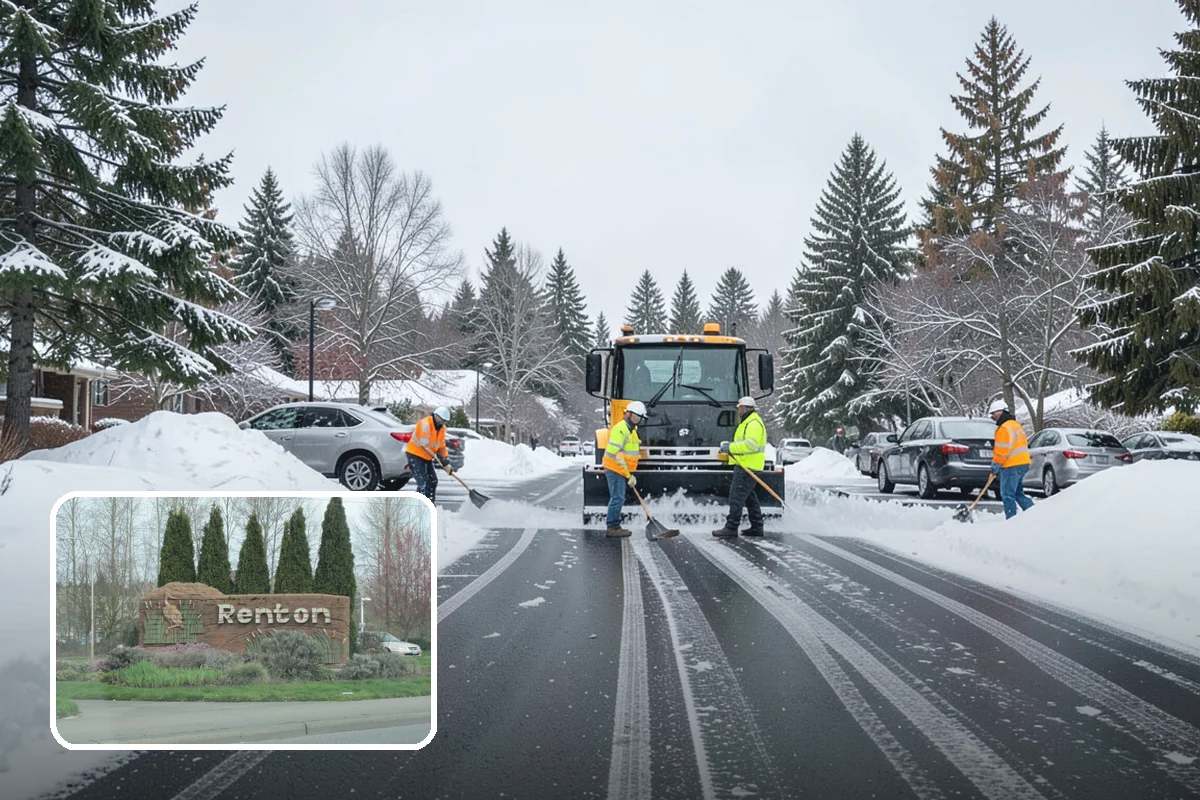 Snow Event Inspections in Renton, King County, WA - Confirms clearing met the required standard