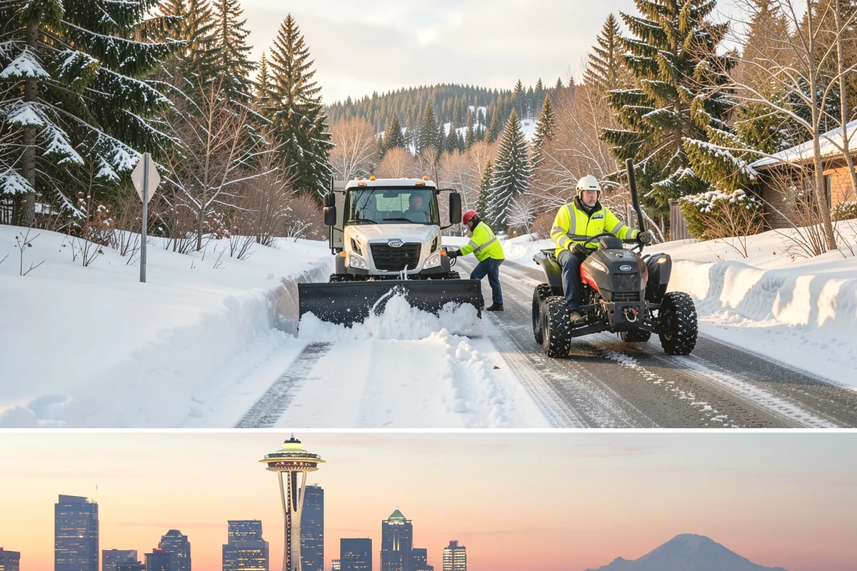 Snow Event Inspections in Seattle, King County, WA - Performed during and after each snow event throughout the winter season.