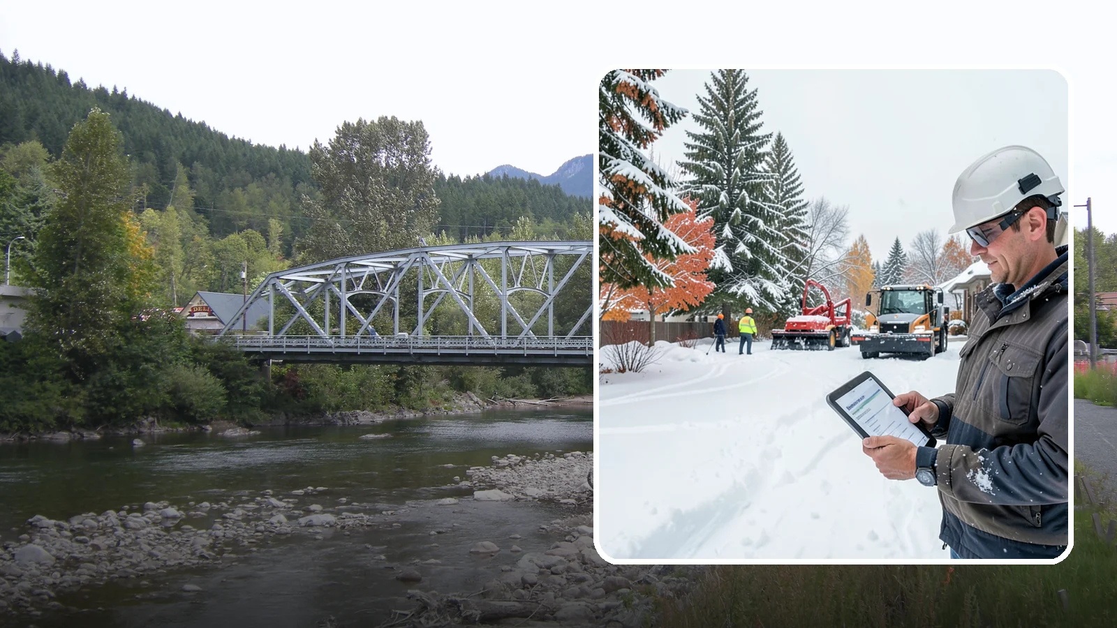 Snow Event Inspections in Skykomish, King County, WA - We inspect your Western Washington property during and after each snow event to confirm surfaces are cleared and safe.