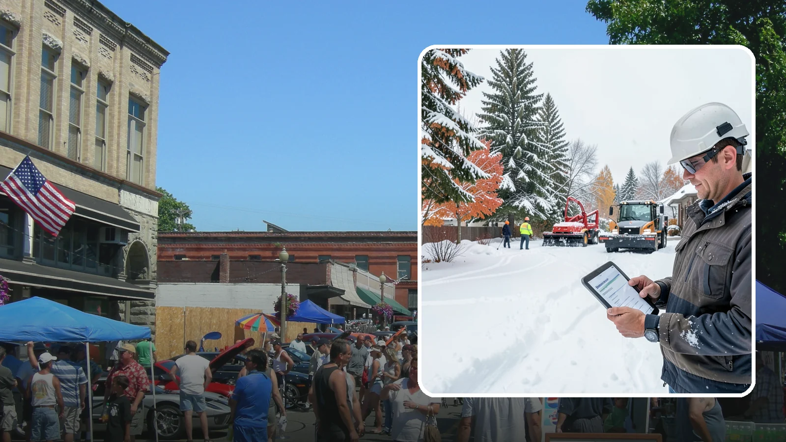 Snow Event Inspections in Snohomish, Snohomish County, WA - We inspect your Western Washington property during and after each snow event to confirm surfaces are cleared and safe.