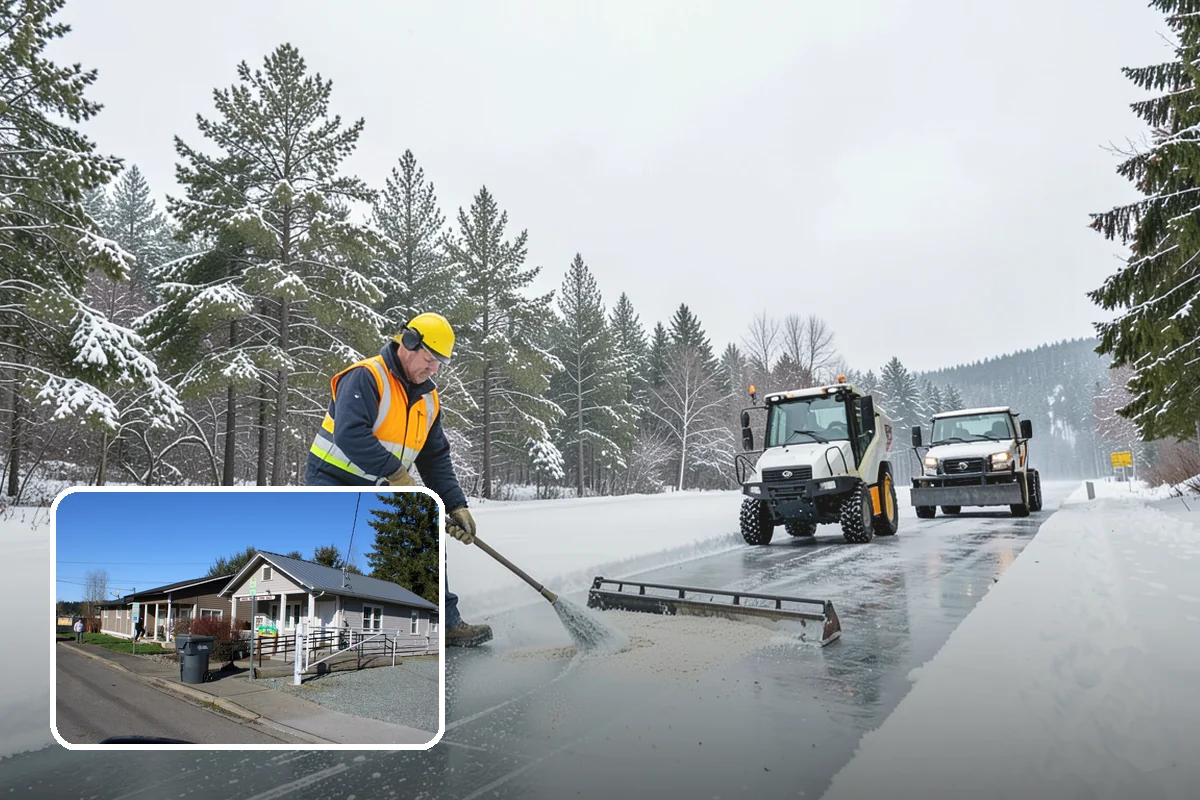 Snow Event Inspections in South Prairie, Pierce County, WA - Confirms clearing met the required standard