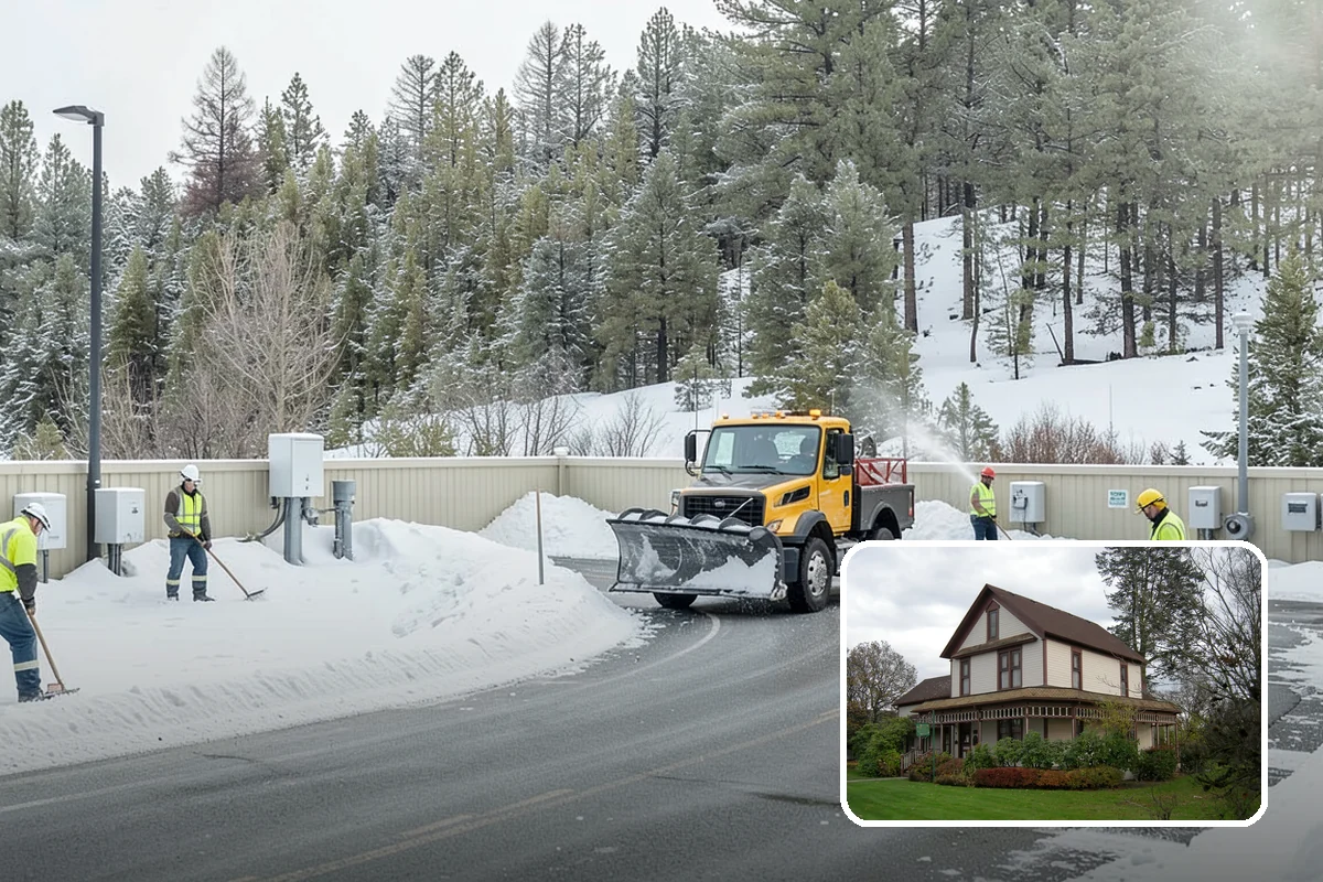 Snow Event Inspections in Sumner, Pierce County, WA - Confirms clearing met the required standard
