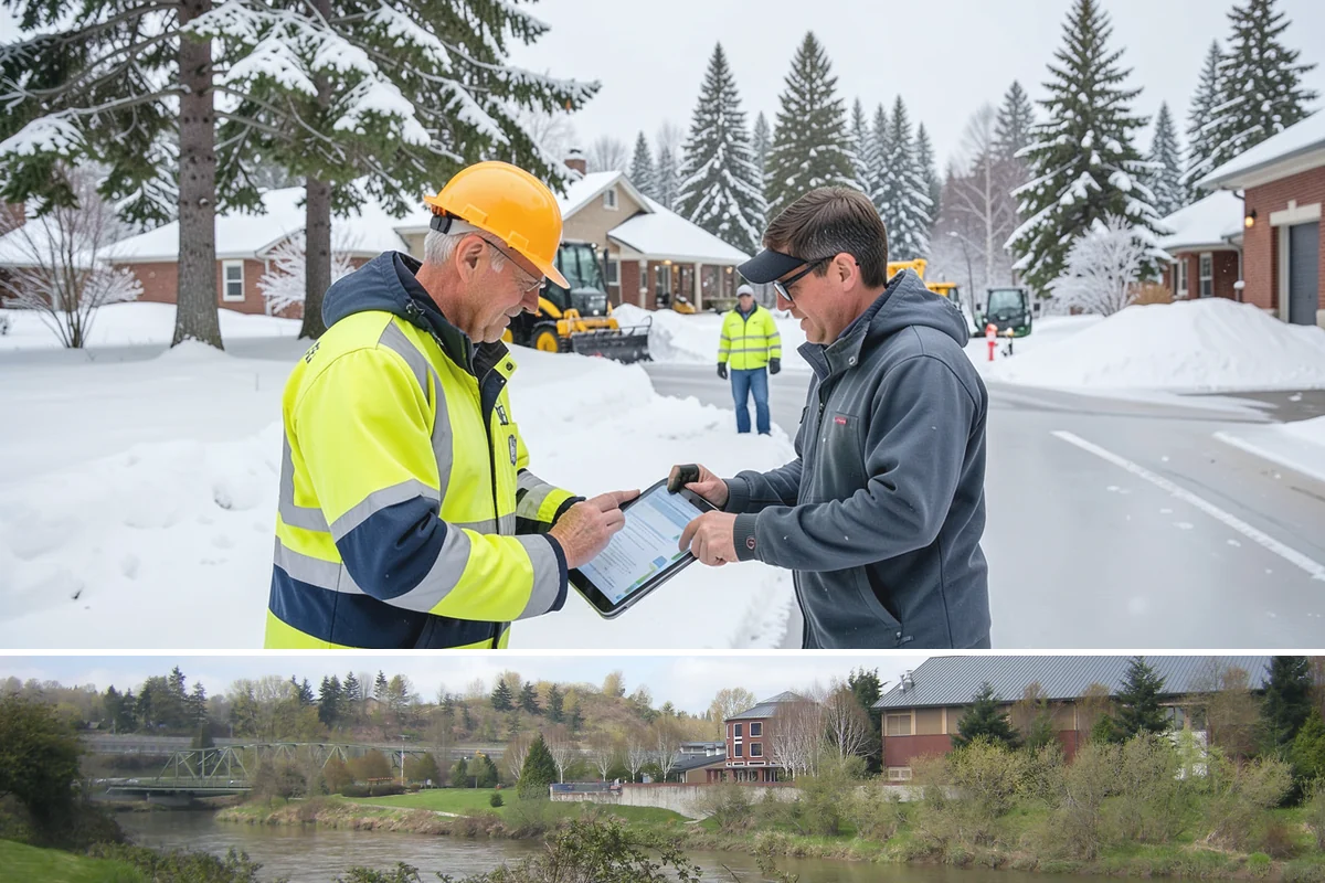 Snow Event Inspections in Tukwila, King County, WA - Performed during and after each snow event throughout the winter season.
