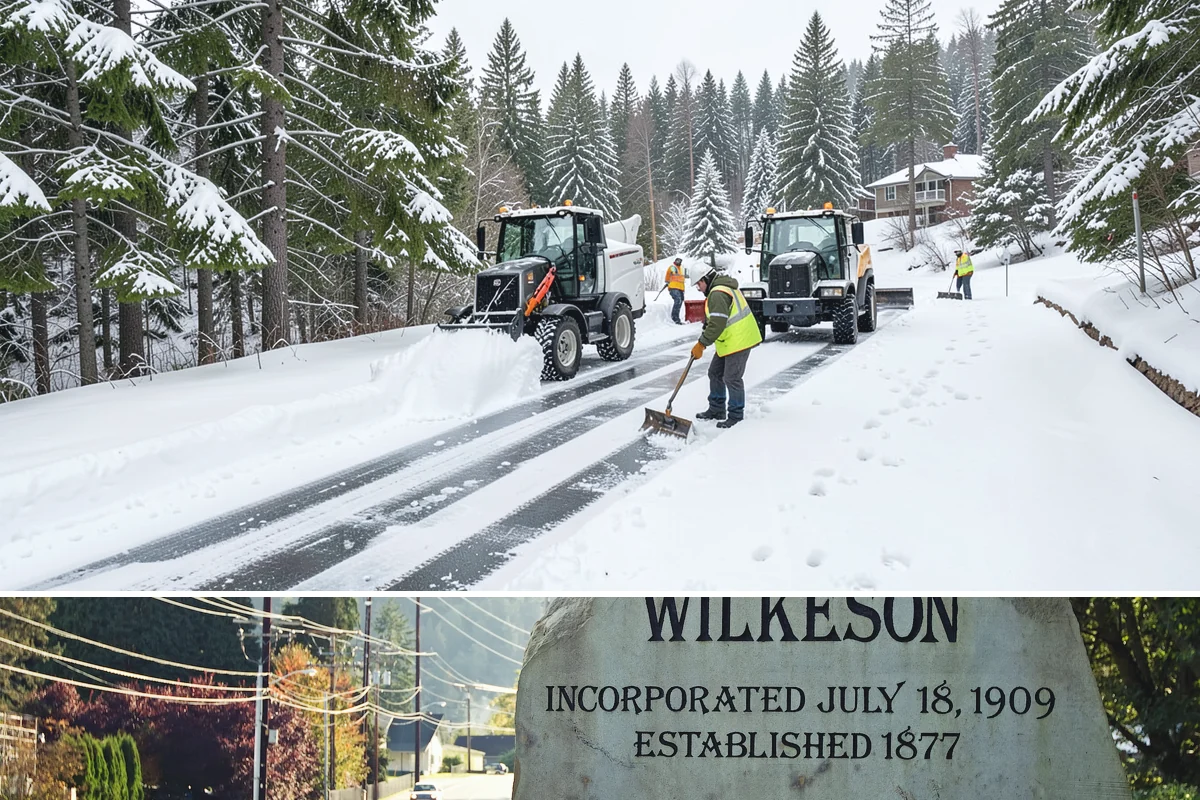 Snow Event Inspections in Wilkeson, Pierce County, WA - Performed during and after each snow event throughout the winter season.