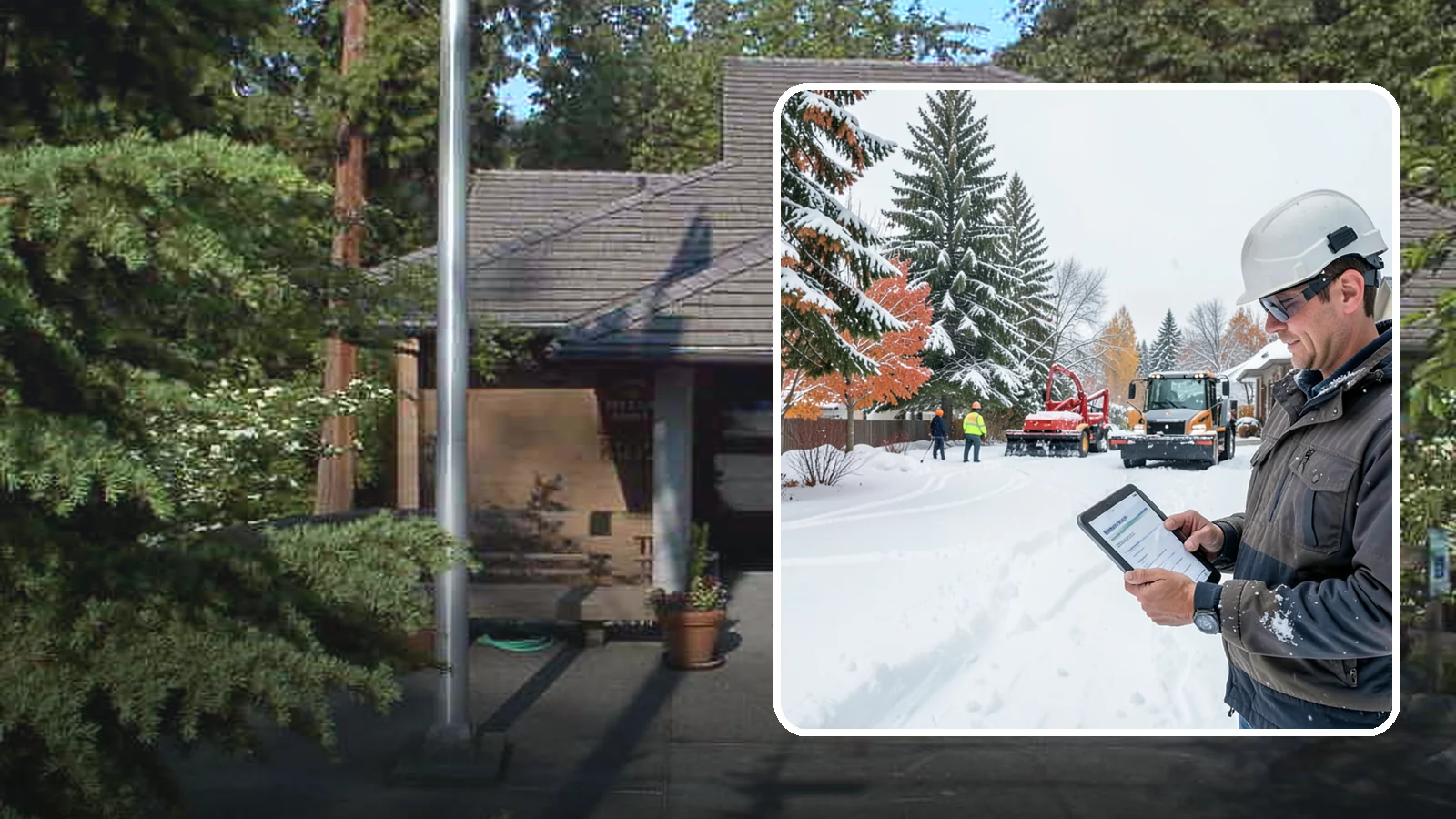 Snow Event Inspections in Yarrow Point, King County, WA - We inspect your Western Washington property during and after each snow event to confirm surfaces are cleared and safe.