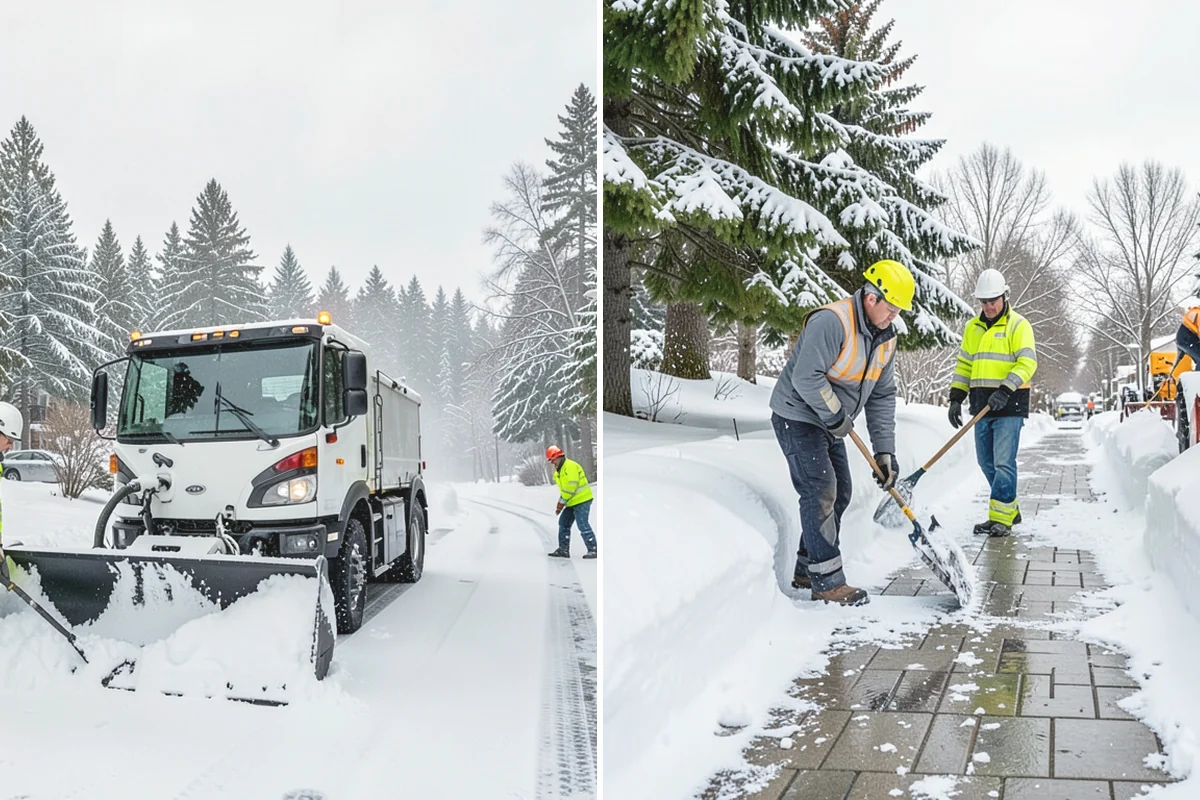 Snow Event Inspections in Yarrow Point, King County, WA - Define the routes and points to inspect