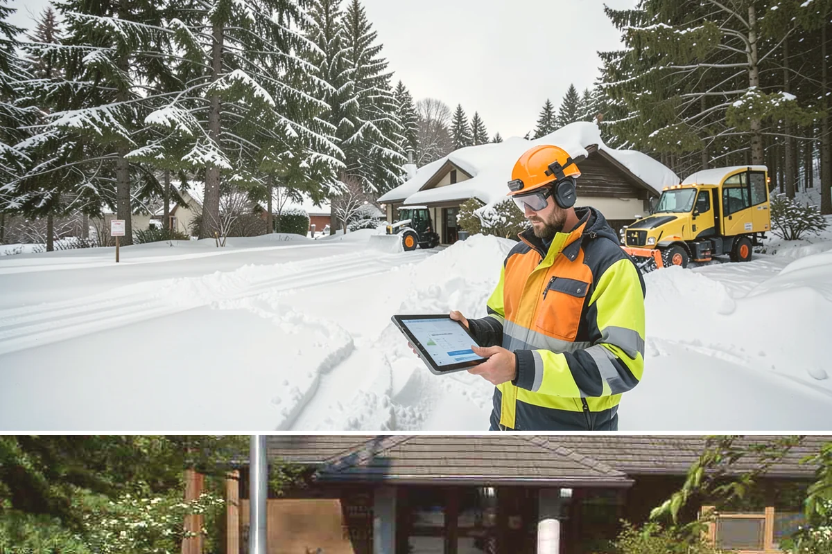 Snow Event Inspections in Yarrow Point, King County, WA - Performed during and after each snow event throughout the winter season.