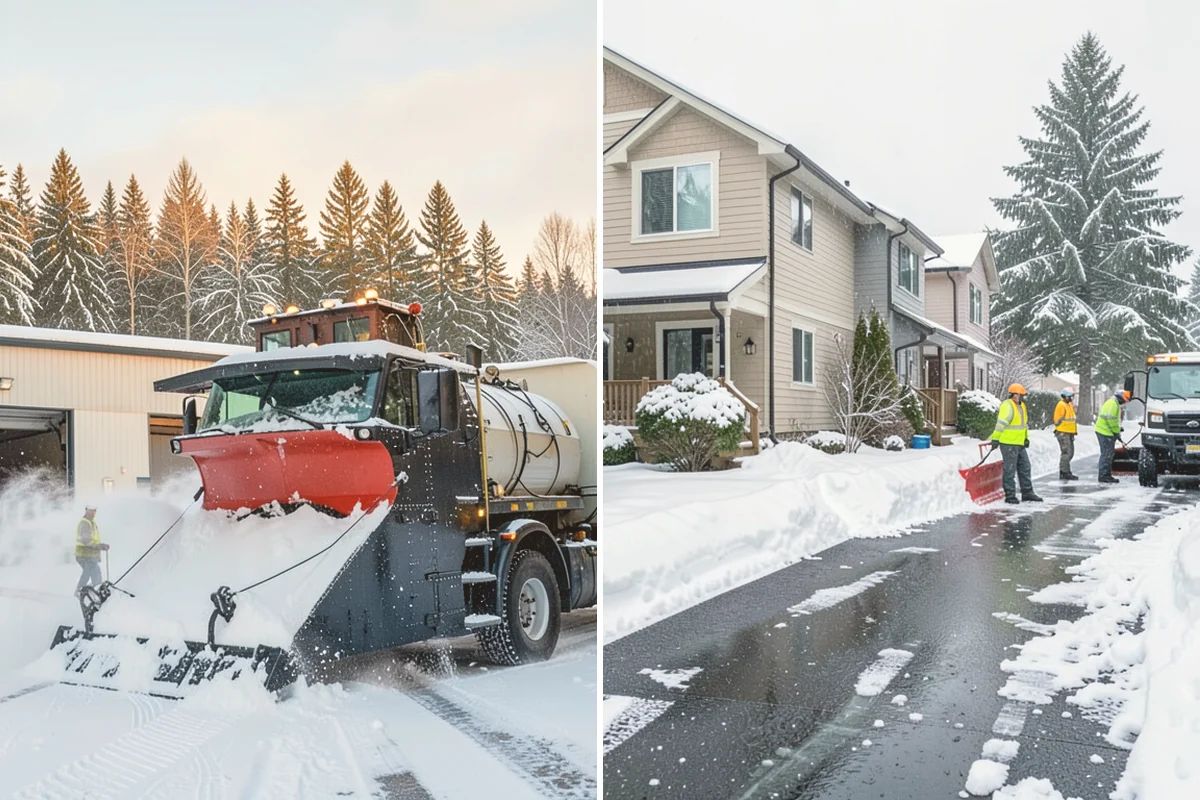 Snow Fence Installation in Algona, King County, WA - We walk the property and map prevailing wind exposure and drift-prone approaches