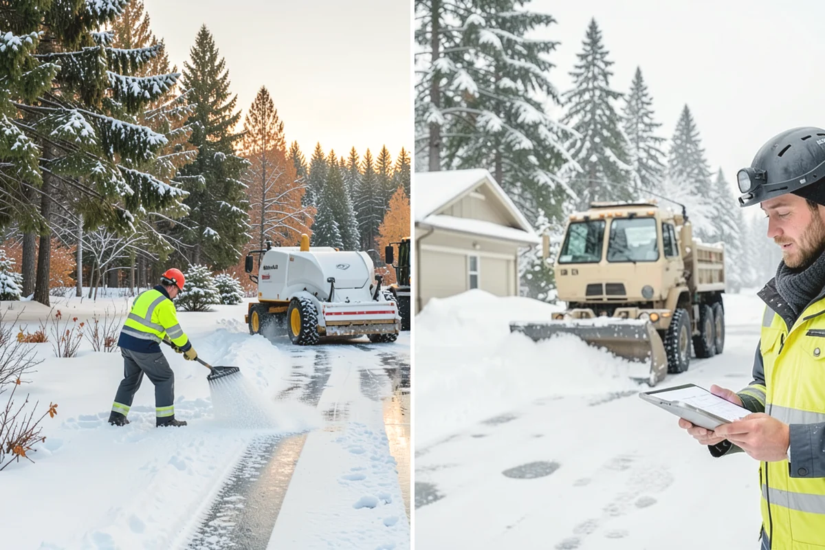 Snow Fence Installation in Anacortes, Skagit County, WA - We walk the property and map prevailing wind exposure and drift-prone approaches