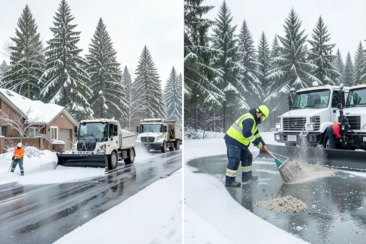 Snow Fence Installation in Arlington, Snohomish County, WA - We walk the property and map prevailing wind exposure and drift-prone approaches