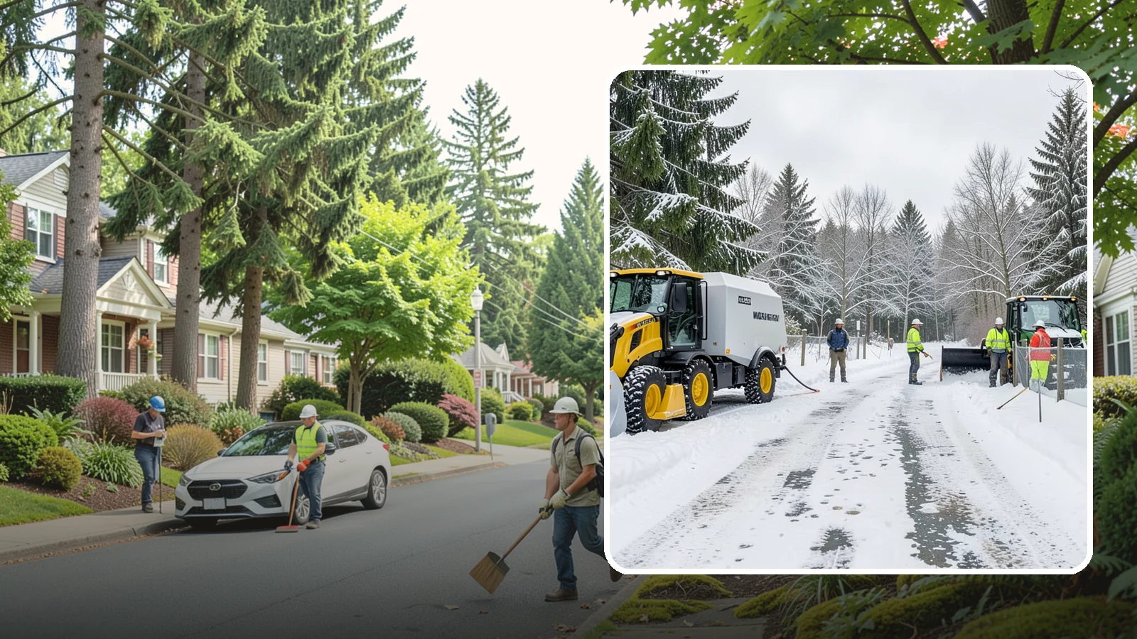 Snow Fence Installation in Beaux Arts Village, King County, WA - We install snow fencing that catches drifting snow before it piles across your Western Washington driveways, walkways, and access...