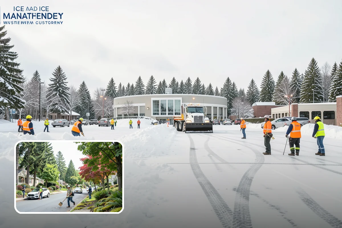 Snow Fence Installation in Beaux Arts Village, King County, WA - Reduces repeat plowing costs by controlling where snow accumulates