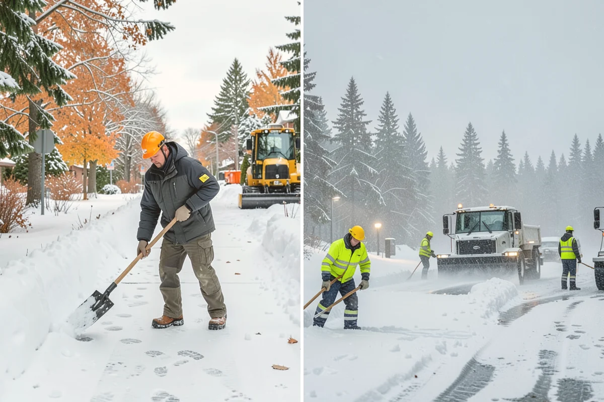 Snow Fence Installation in Brier, Snohomish County, WA - We walk the property and map prevailing wind exposure and drift-prone approaches