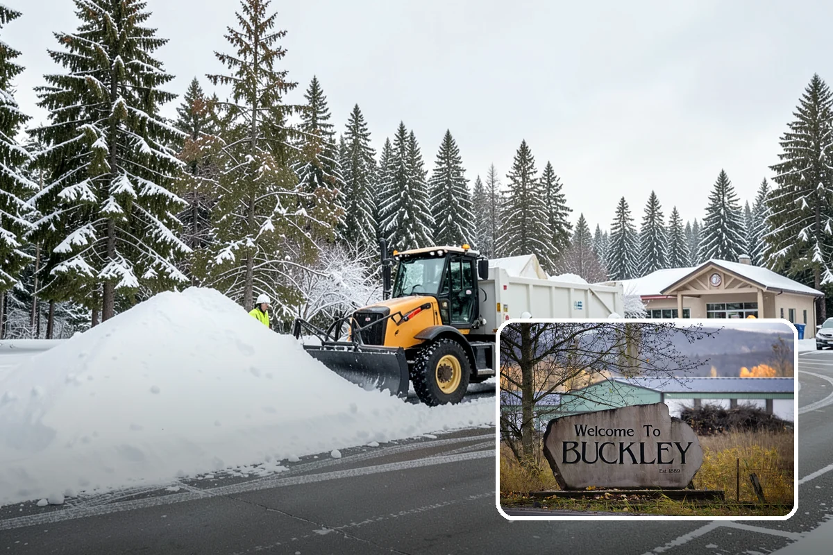 Snow Fence Installation in Buckley, Pierce County, WA - Reduces repeat plowing costs by controlling where snow accumulates