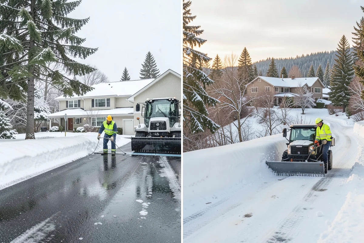 Snow Fence Installation in Buckley, Pierce County, WA - We walk the property and map prevailing wind exposure and drift-prone approaches