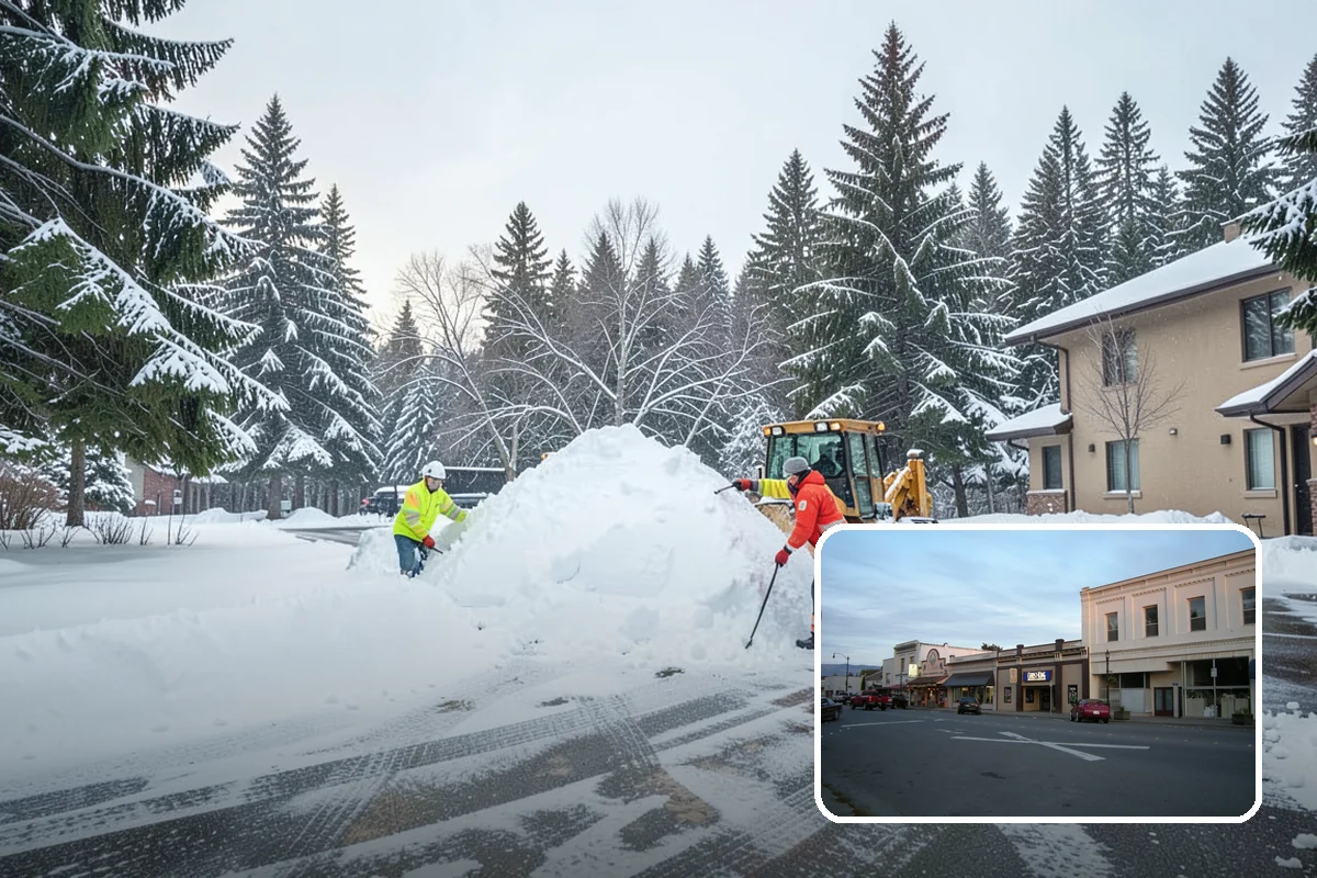 Snow Fence Installation in Burlington, Skagit County, WA - Reduces repeat plowing costs by controlling where snow accumulates