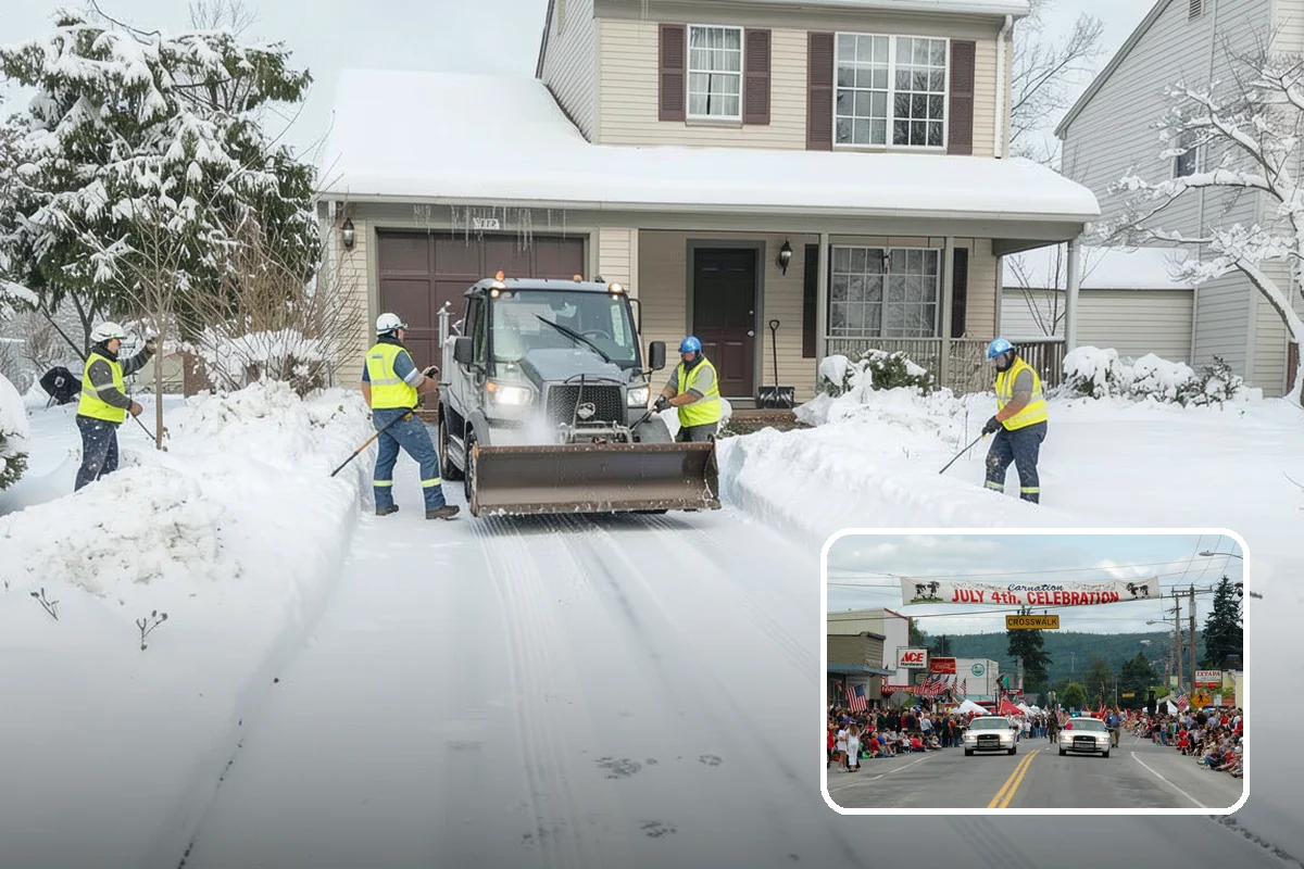 Snow Fence Installation in Carnation, King County, WA - Reduces repeat plowing costs by controlling where snow accumulates