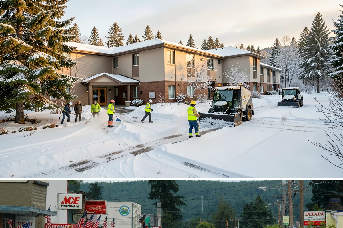 Snow Fence Installation in Carnation, King County, WA - We install snow fencing in late October or November before the first arctic outflow, and remove it once the risk of hard freezes...