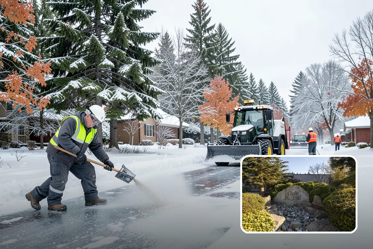 Snow Fence Installation in Clyde Hill, King County, WA - Reduces repeat plowing costs by controlling where snow accumulates