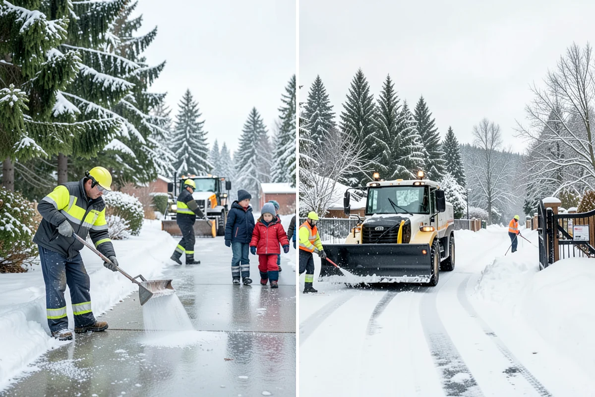 Snow Fence Installation in Clyde Hill, King County, WA - We walk the property and map prevailing wind exposure and drift-prone approaches