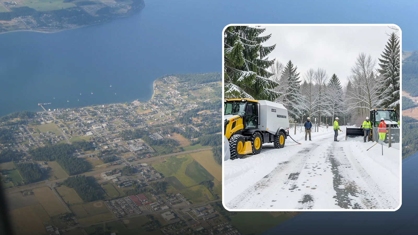 Snow Fence Installation in Coupeville, Island County, WA - We install snow fencing that catches drifting snow before it piles across your Western Washington driveways, walkways, and access...