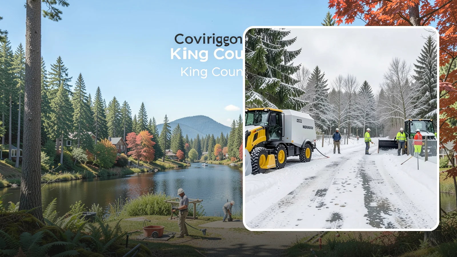 Snow Fence Installation in Covington, King County, WA - We install snow fencing that catches drifting snow before it piles across your Western Washington driveways, walkways, and access...