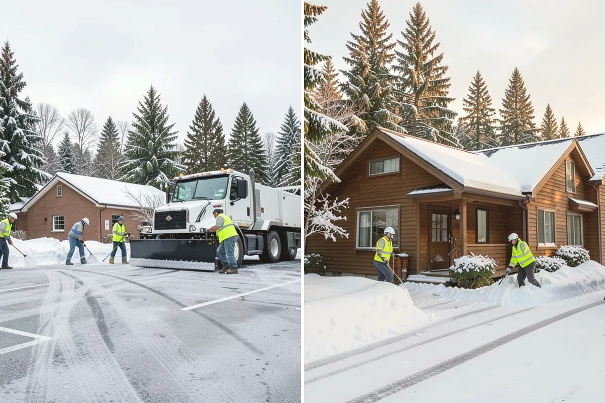 Snow Fence Installation in Covington, King County, WA - We walk the property and map prevailing wind exposure and drift-prone approaches