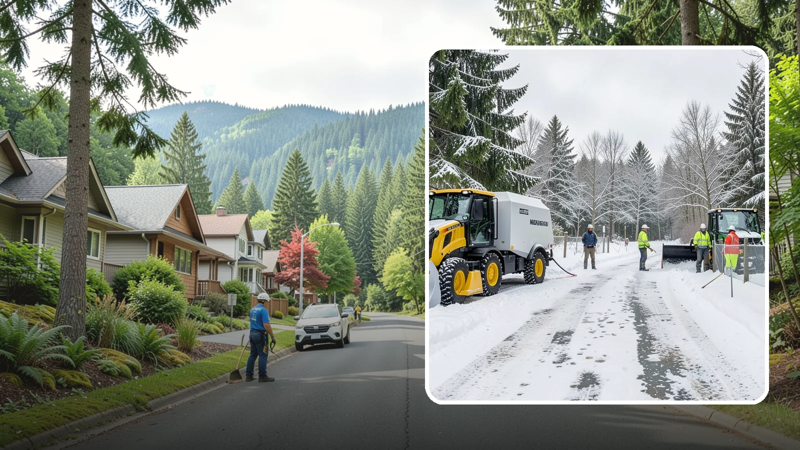 Snow Fence Installation in Darrington, Snohomish County, WA - We install snow fencing that catches drifting snow before it piles across your Western Washington driveways, walkways, and access...