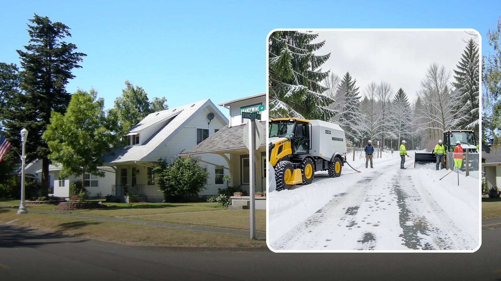 Snow Fence Installation in DuPont, Pierce County, WA - We install snow fencing that catches drifting snow before it piles across your Western Washington driveways, walkways, and access...
