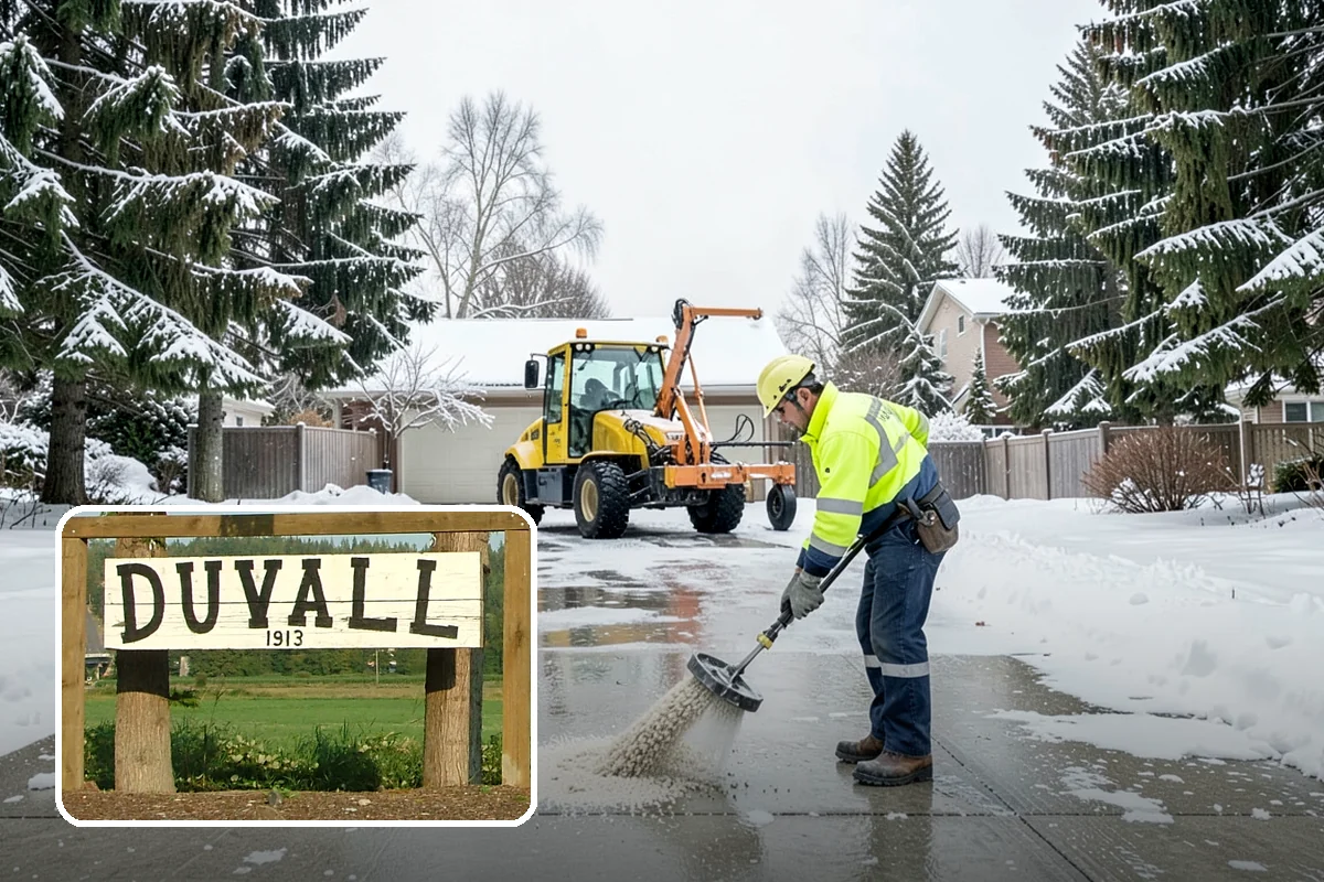 Snow Fence Installation in Duvall, King County, WA - Reduces repeat plowing costs by controlling where snow accumulates