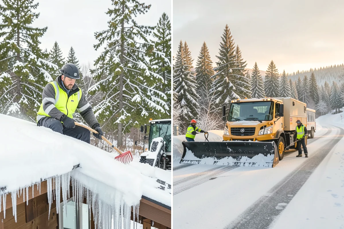 Snow Fence Installation in Duvall, King County, WA - We walk the property and map prevailing wind exposure and drift-prone approaches