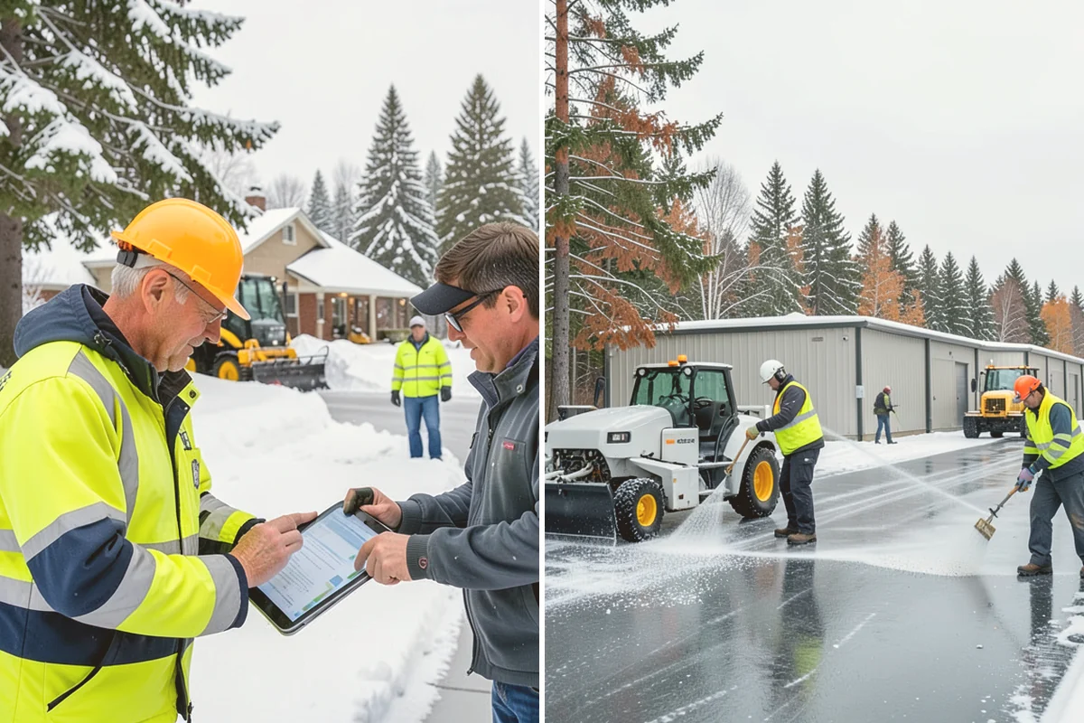 Snow Fence Installation in Edmonds, Snohomish County, WA - We walk the property and map prevailing wind exposure and drift-prone approaches