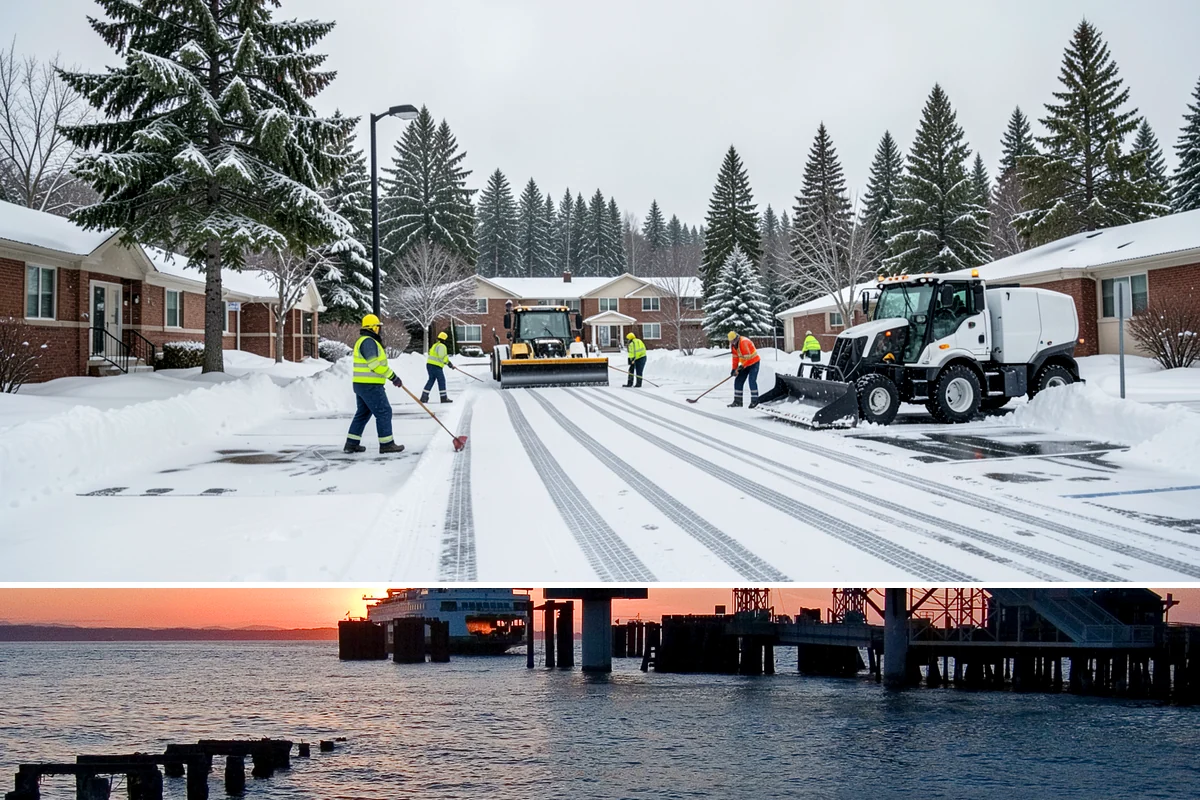 Snow Fence Installation in Edmonds, Snohomish County, WA - We install snow fencing in late October or November before the first arctic outflow, and remove it once the risk of hard freezes...