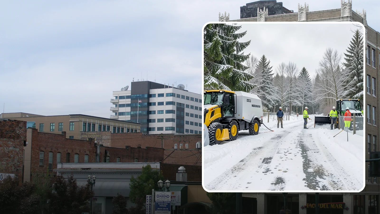 Snow Fence Installation in Everett, Snohomish County, WA - We install snow fencing that catches drifting snow before it piles across your Western Washington driveways, walkways, and access...
