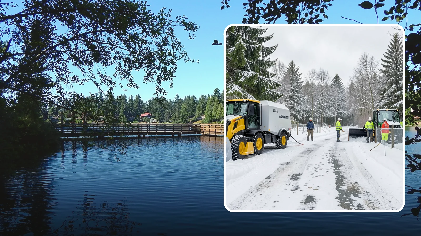 Snow Fence Installation in Federal Way, King County, WA - We install snow fencing that catches drifting snow before it piles across your Western Washington driveways, walkways, and access...