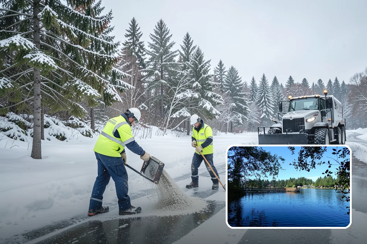 Snow Fence Installation in Federal Way, King County, WA - Reduces repeat plowing costs by controlling where snow accumulates
