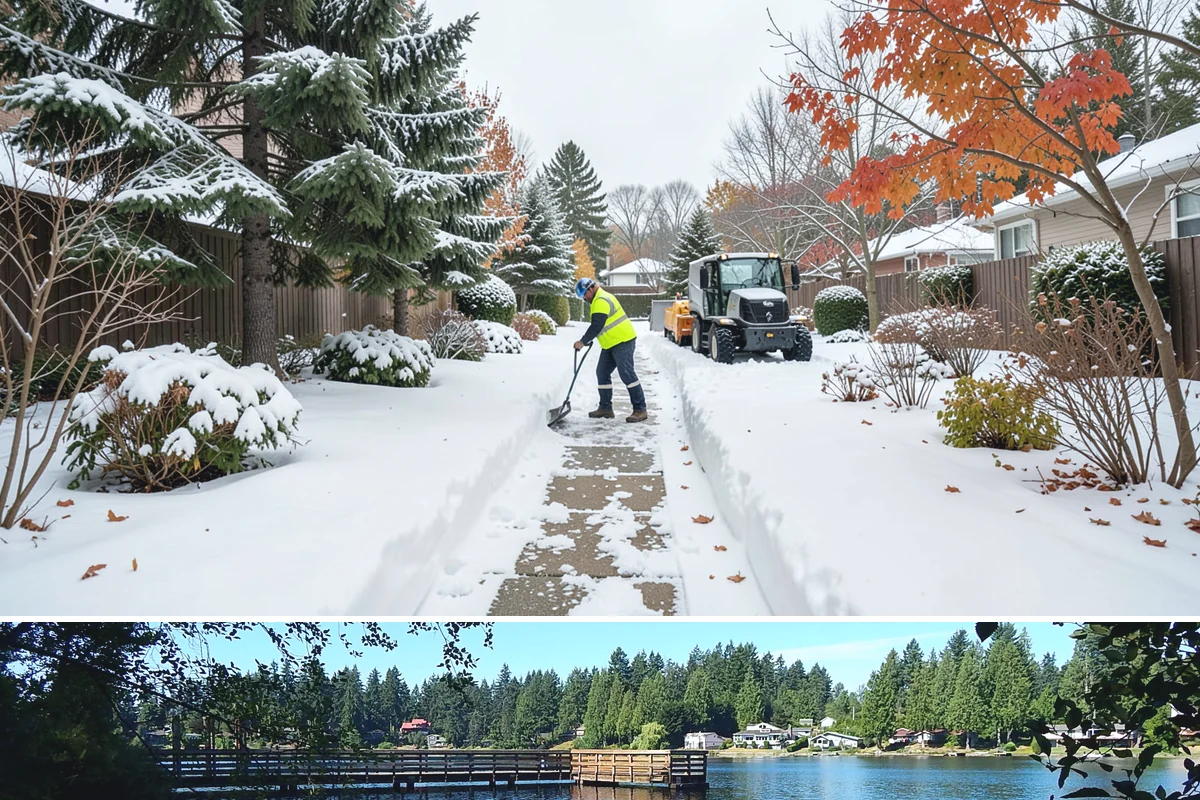 Snow Fence Installation in Federal Way, King County, WA - We install snow fencing in late October or November before the first arctic outflow, and remove it once the risk of hard freezes...