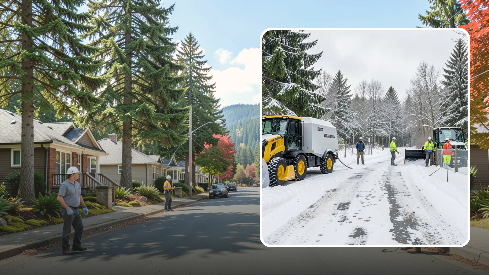 Snow Fence Installation in Hunts Point, King County, WA - We install snow fencing that catches drifting snow before it piles across your Western Washington driveways, walkways, and access...