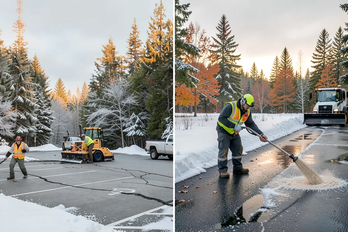 Snow Fence Installation in Hunts Point, King County, WA - We walk the property and map prevailing wind exposure and drift-prone approaches