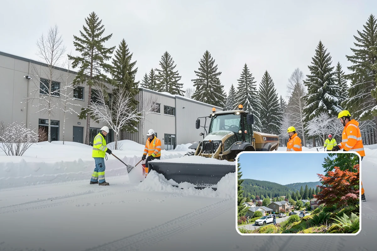 Snow Fence Installation in Index, Snohomish County, WA - Reduces repeat plowing costs by controlling where snow accumulates