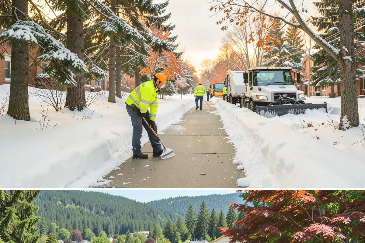 Snow Fence Installation in Index, Snohomish County, WA - We install snow fencing in late October or November before the first arctic outflow, and remove it once the risk of hard freezes...