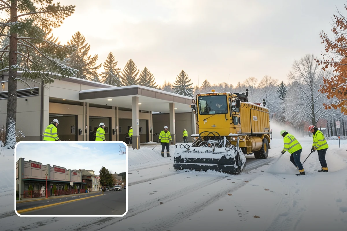 Snow Fence Installation in Issaquah, King County, WA - Reduces repeat plowing costs by controlling where snow accumulates