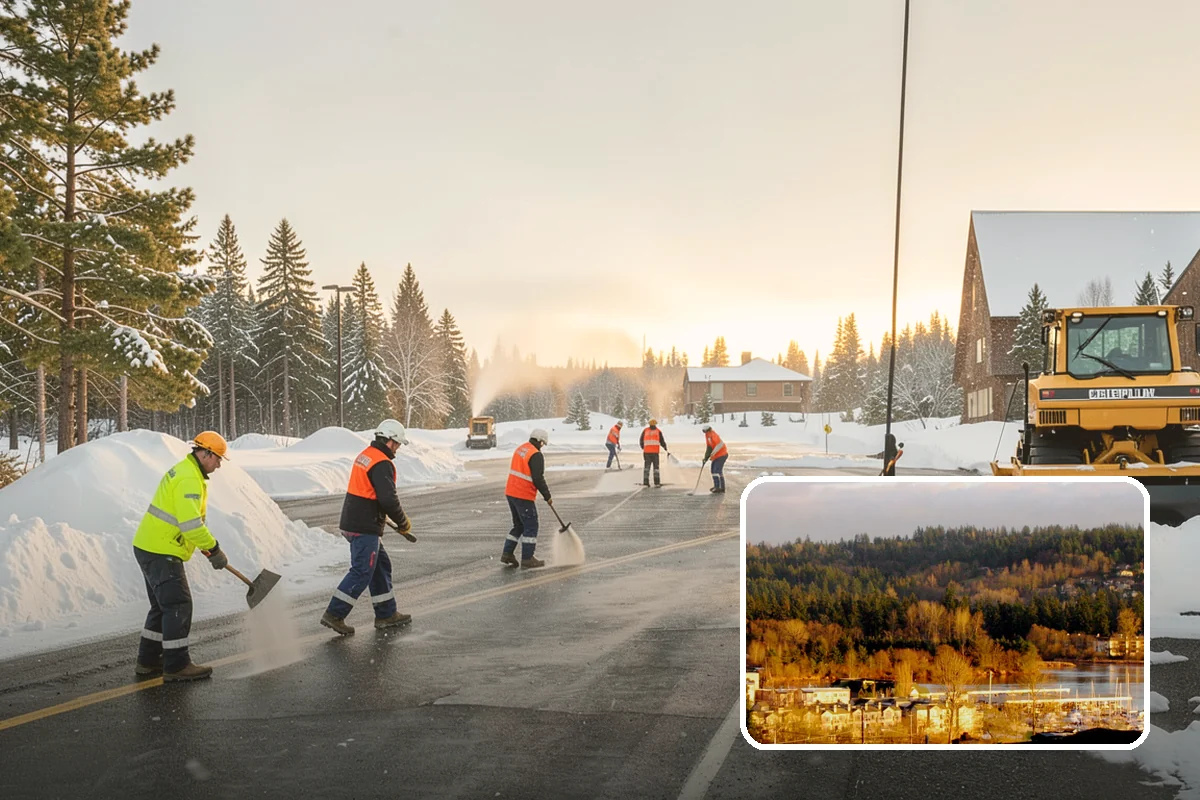 Snow Fence Installation in Kenmore, King County, WA - Reduces repeat plowing costs by controlling where snow accumulates